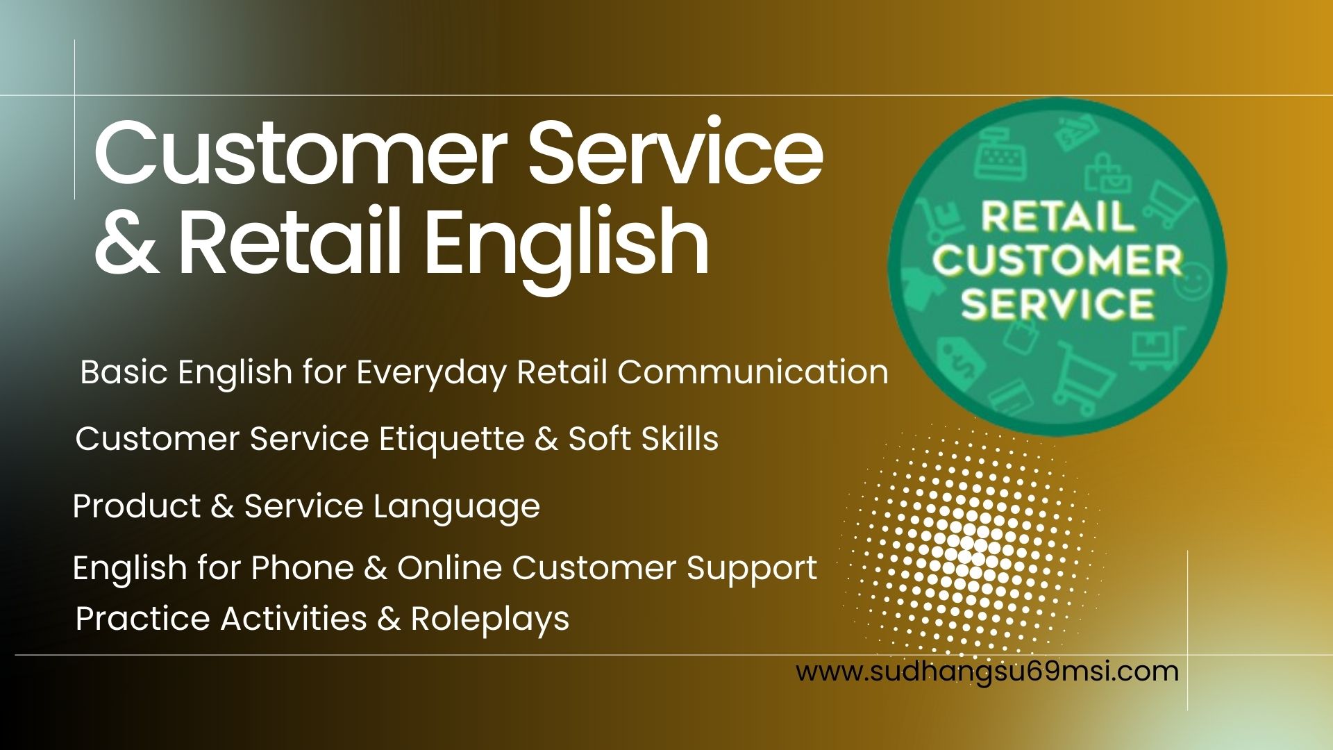 3 Customer Service and Retail English
